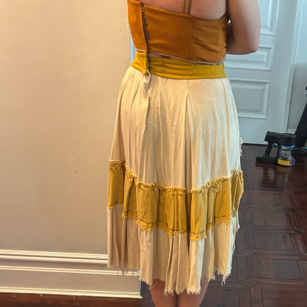 Costume Skirt (asymmetrical) neutral tones